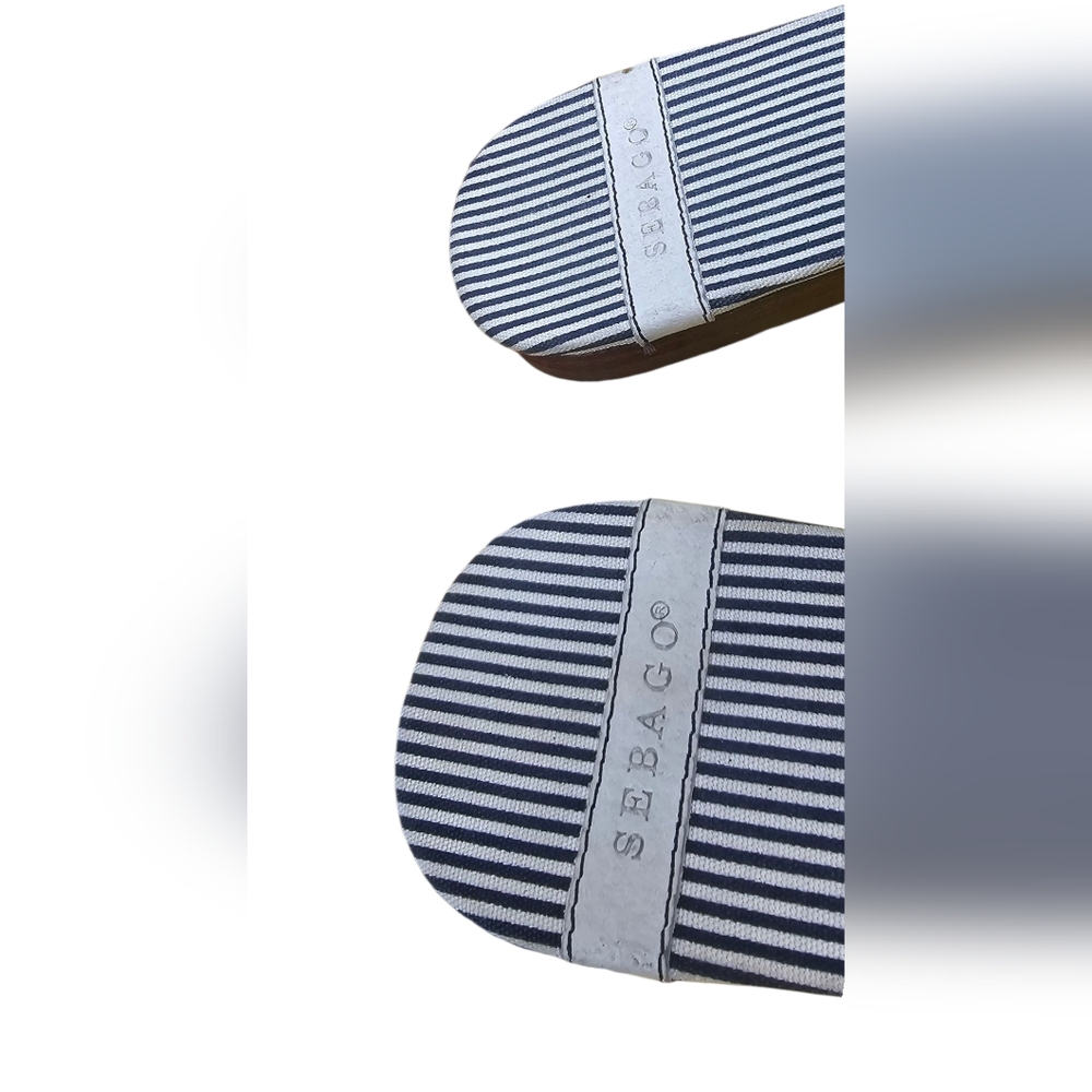 Sebago Tisbury - Dainty Low Profile Nautical Feel Slides/Sandals - Picture 6 of 7